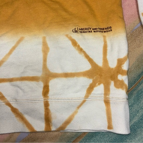 Mickey Mouse Genuine Mousewear Tie-Dye Pullover Hoodie Size Large - Picture 7 of 9